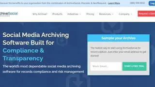 ArchiveSocial screenshot