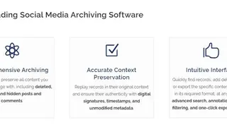 ArchiveSocial screenshot