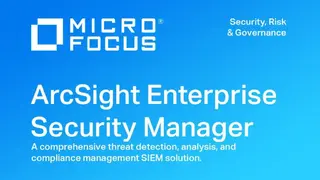 Arcsight Enterprise Security Manager (ESM) screenshot
