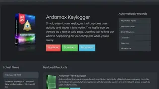 Ardamax Keylogger screenshot