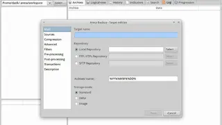 Areca Backup screenshot