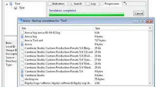 Areca Backup screenshot