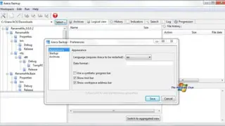 Areca Backup screenshot