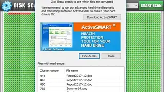 Ariolic Disk Scanner screenshot