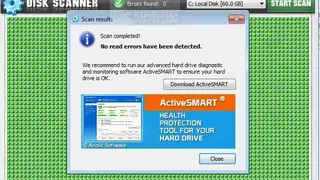 Ariolic Disk Scanner screenshot
