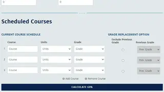 Arizona GPA Calculator screenshot