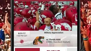 Arkansas Razorbacks Gameday screenshot