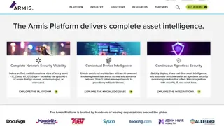 Armis Platform screenshot