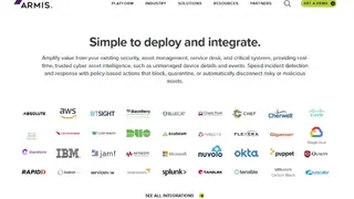 Armis Platform screenshot