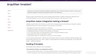 Arquillian screenshot