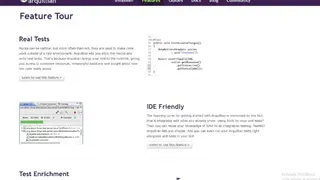 Arquillian screenshot