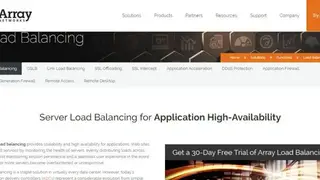 Array ADC/Load Balancers screenshot
