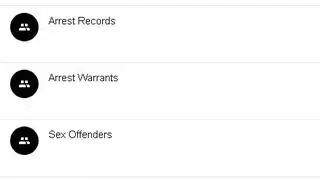 Arrest Mugshot Records screenshot