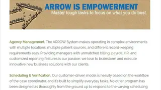 ARROW System screenshot