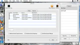 arRsync screenshot