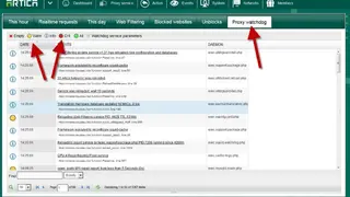 Artica Proxy screenshot