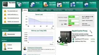Artica Proxy screenshot