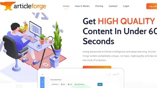 Article Forge screenshot