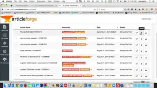 Article Forge screenshot
