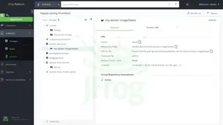 Artifactory Docker Registry screenshot