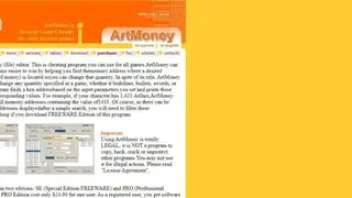 ArtMoney screenshot