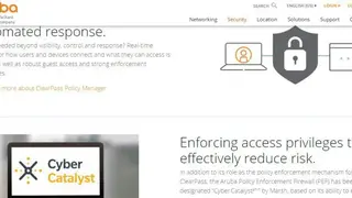 Aruba ClearPass screenshot