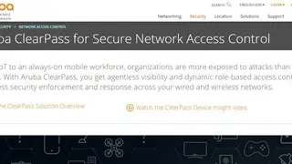 Aruba ClearPass screenshot