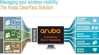 Aruba ClearPass screenshot