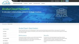 Aruba Cloud Data Center Outsourcing screenshot