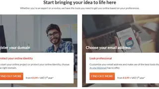Aruba Hosting screenshot