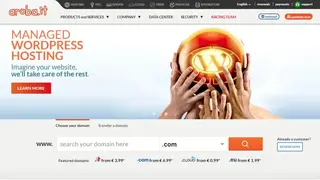 Aruba Hosting screenshot