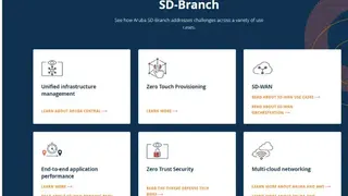 Aruba SD-Branch screenshot