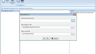 Aryson MySQL Database Repair screenshot