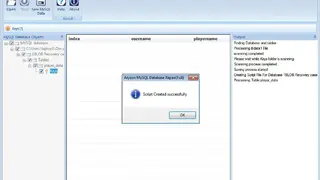 Aryson MySQL Database Repair screenshot