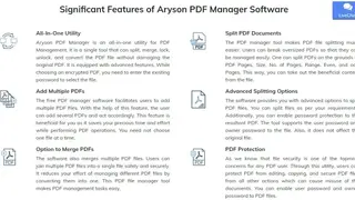 Aryson PDF Manager screenshot