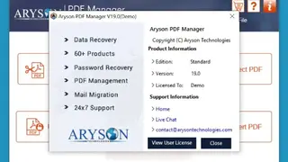 Aryson PDF Manager screenshot