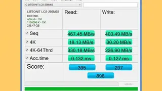 AS SSD Benchmark screenshot