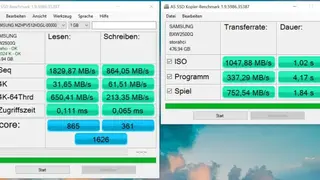 AS SSD Benchmark screenshot