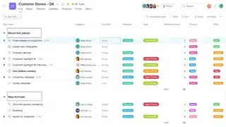 Asana screenshot