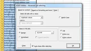 ASAP Utilities screenshot