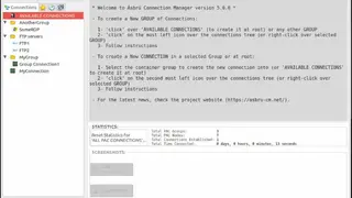 Ásbrú Connection Manager screenshot