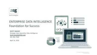 ASG Data Intelligence screenshot
