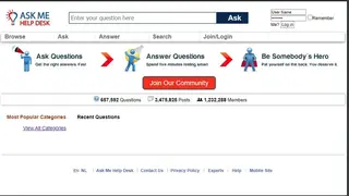 Ask Me Help Desk screenshot