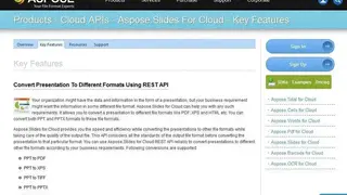 Aspose.Slides Cloud screenshot