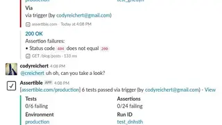Assertible screenshot