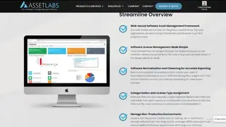 AssetLabs Streamline License Tracker screenshot