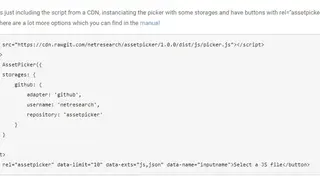 AssetPicker screenshot