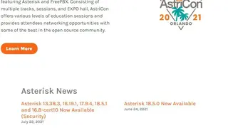 Asterisk screenshot
