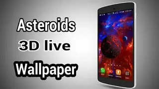 Asteroids 3D Live Wallpaper screenshot