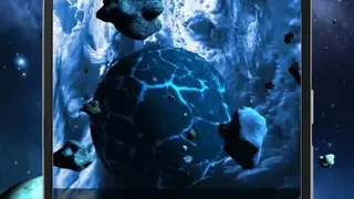 Asteroids 3D Live Wallpaper screenshot
